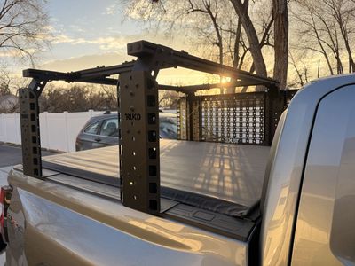 Truk’d T-Series 24.5” Bed Rack + Hinged MOLLE Panel — $2,100 OBO