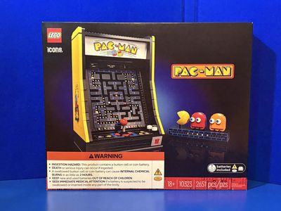 LEGO Icons PAC-MAN Arcade (10323) Building Set - 2651 Pieces, New Sealed Box - Retro Gaming