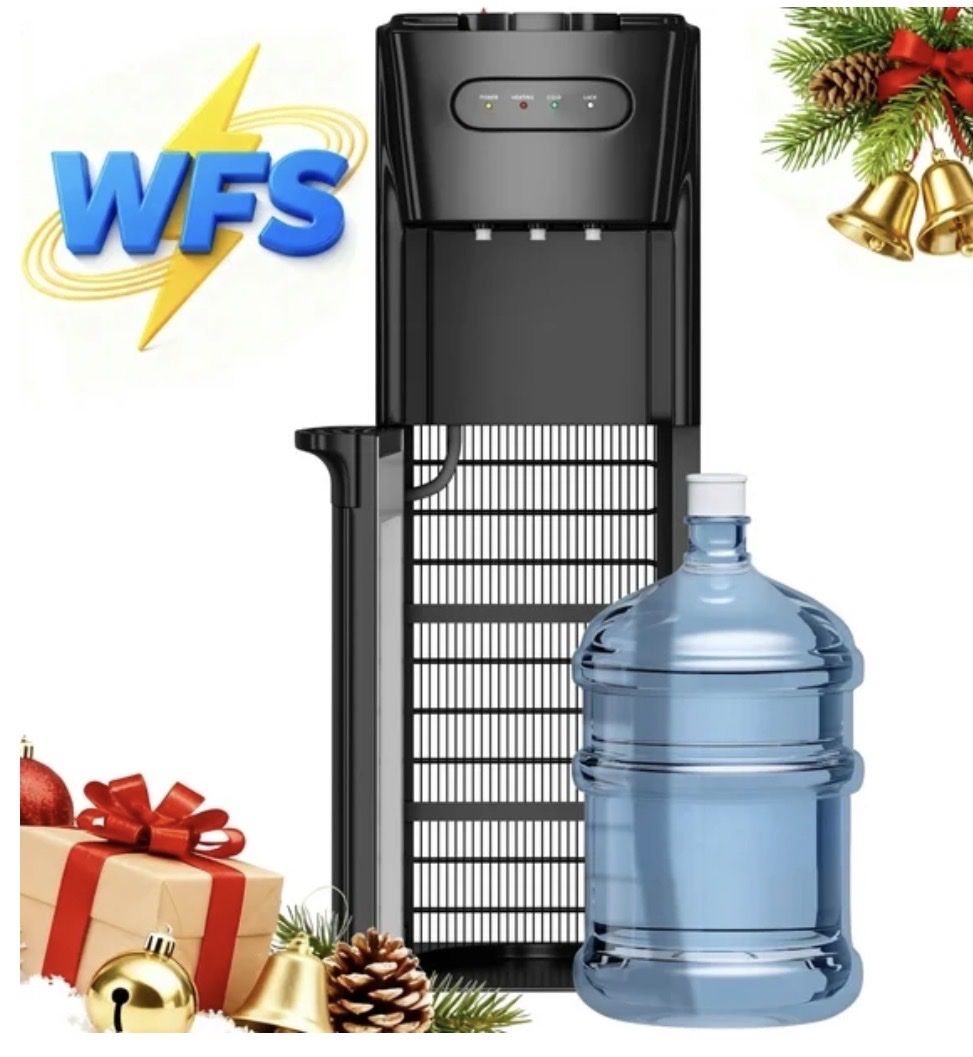 NEW Bottom-Loading Water Dispenser, 3 Temperatures (Hot, Room and Cold