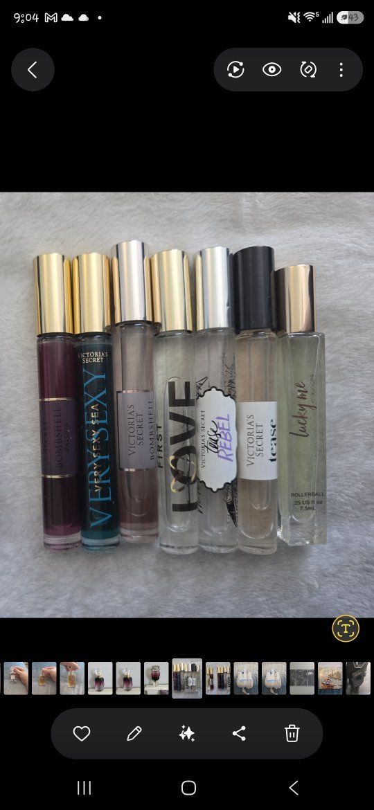 Victoria's Secret & Maurices Rollerball Perfume Lot - Assorted Scents