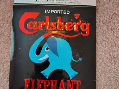 Vintage carlsberg elephant sticker