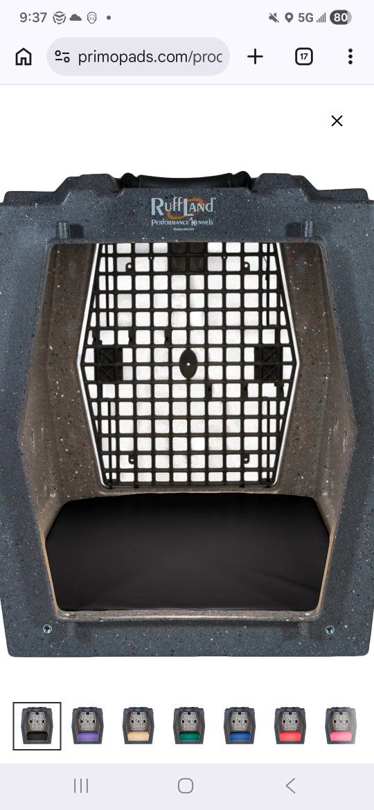 Primo pads for large Ruffland dog kennel