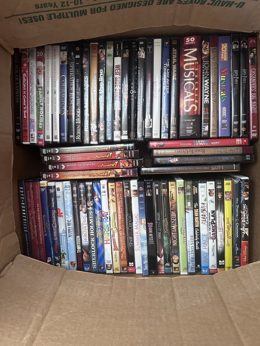 Large Lot of Used DVDs - Various Genres, Action, Drama, Musicals, and More - Mixed Collection