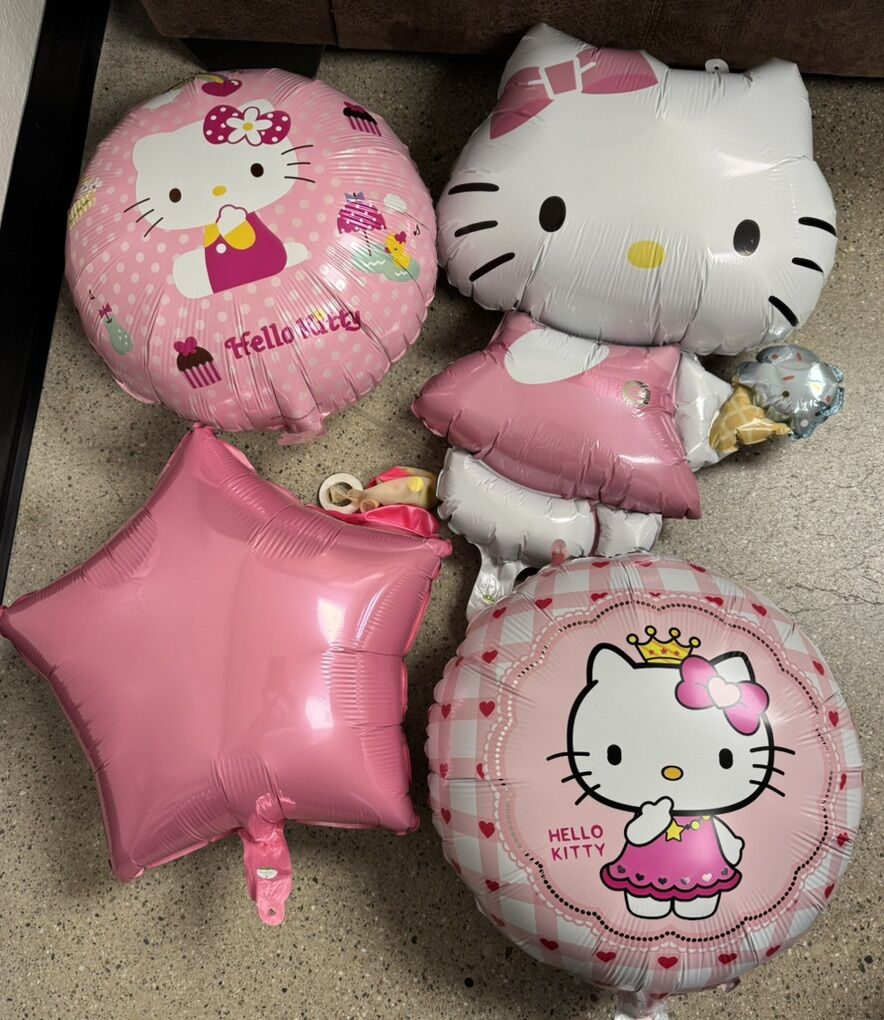 Hello Kitty Mylar Balloons