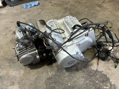 110cc Dirtbike Engine 4spd Pitbike with Carb and Wiring for Chinese 110