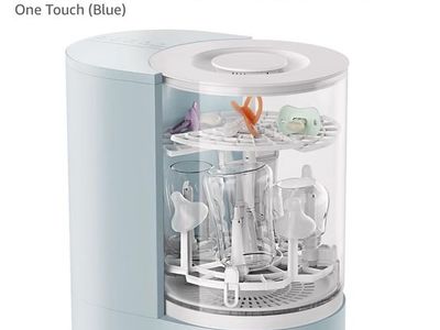GROWNSY DeepClean Bottle Washer Pro - Baby Bottle Washer, Sterilizer, and Dryer (Blue)