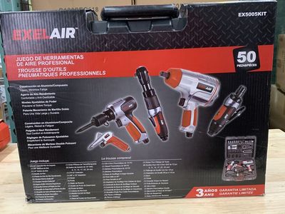 EXELAIR 50-Piece Professional Air Tool Kit