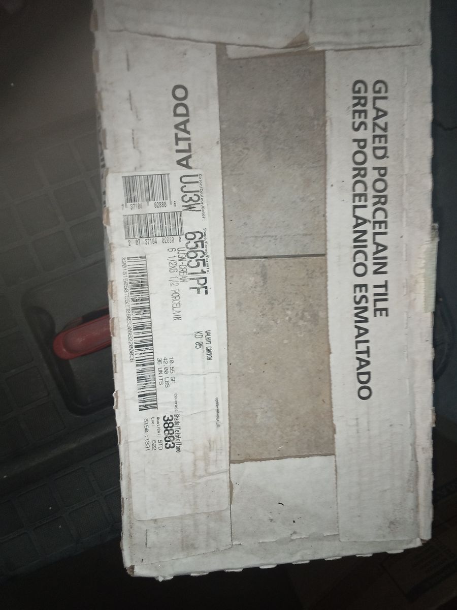 Marazzi Altado UJ3W Cream Glazed Porcelain Tile 6.5x6.5 Box of 36