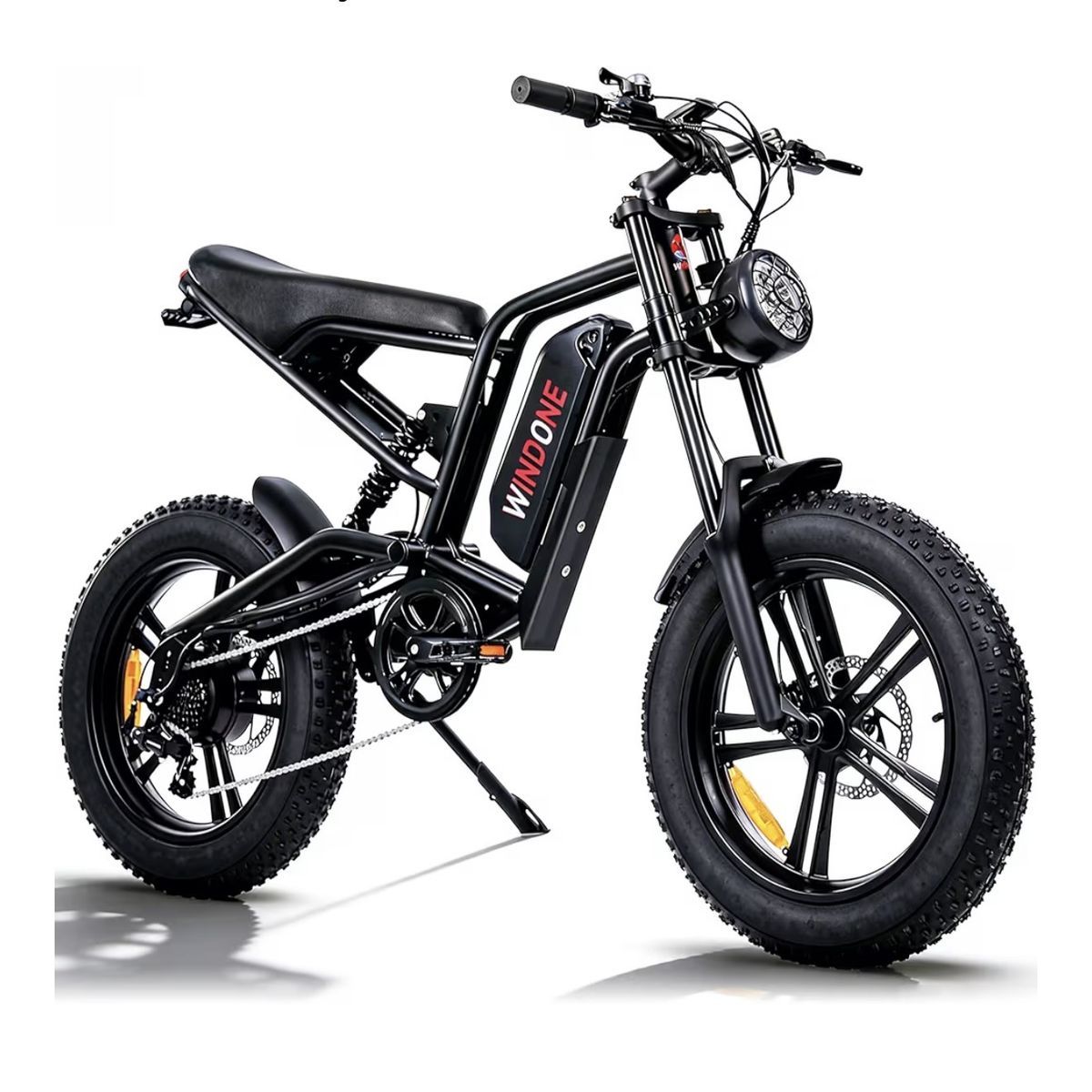 Windone E2 Electric Bike for Adults, Full Suspension, 48V13Ah Removable Battery, Up to 28MPH