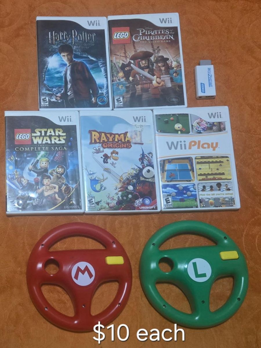 Nintendo Wii games $10 each including Lego Star Wars Complete! trades considered~