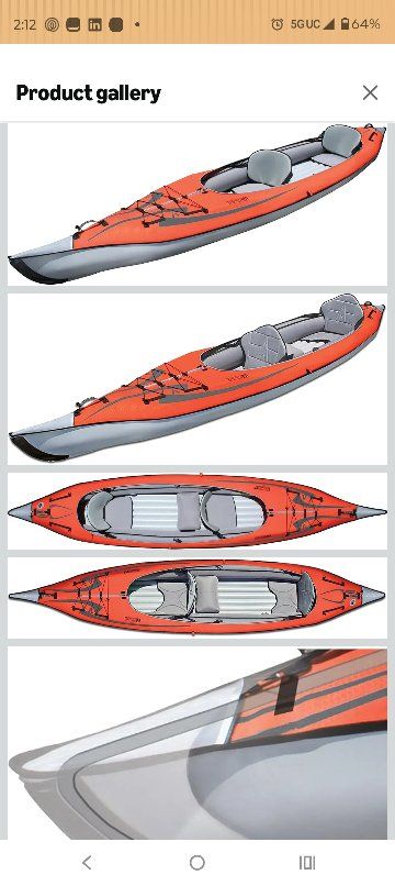 Advanced Elements AdvancedFrame Convertible Inflatable Kayak 