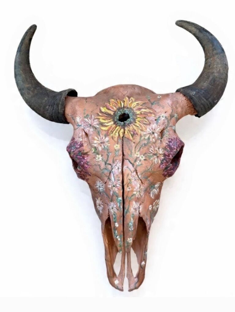 Bison Skull art
