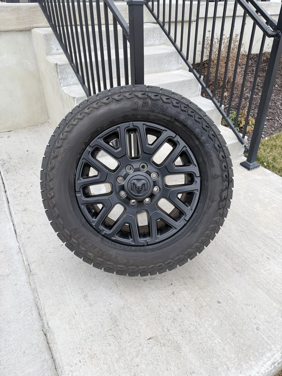 Dodge Ram 3500 Limited Rims and Tires 295/60R20