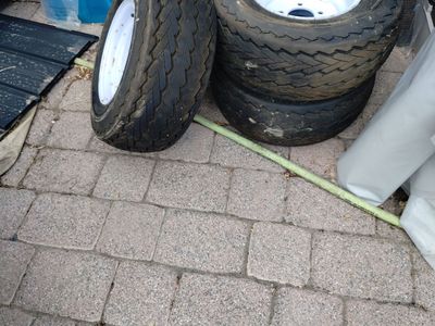 3 trailer tires duro 20.5x8-10 95m high speed