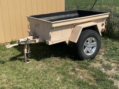 1967 M416 Military Trailer - Fully Restored, OEM Wheels, New Paint, Tow Straight