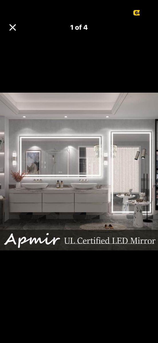 Massive LED Vanity Mirror