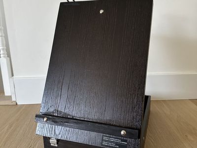 Wooden Tabletop Easel, Adjustable Angle & Storage