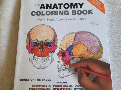 USED- The Anatomy Coloring Book 4th Edition