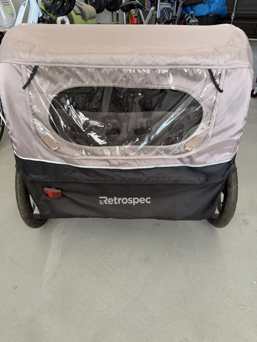 Retrospec Kids Bike Trailer - Double Passenger 