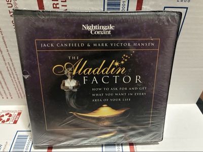 SEALED!! BRAND NEW “The Aladdin Factor" by Jack Canfield & Mark Hansen CD Set