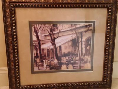 Large Beautiful Picture and Frame