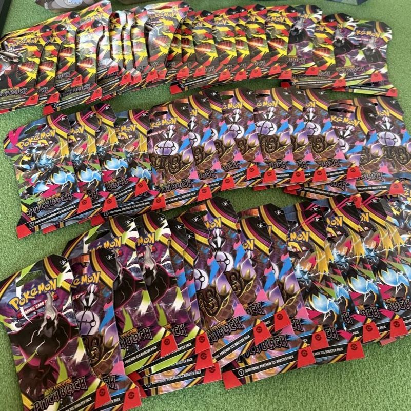 Pokémon ME Pitch Black TCG Booster Pack Sleeves