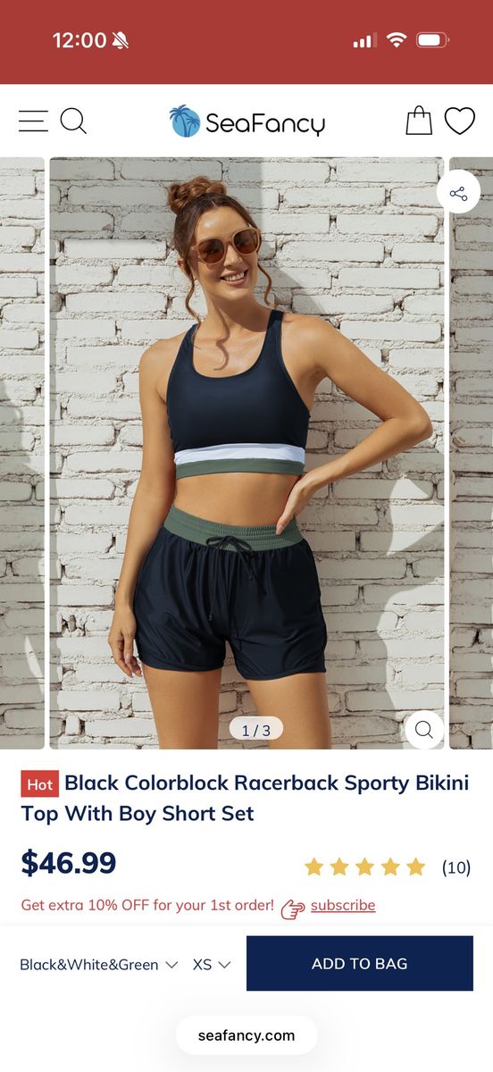 Sea Fancy Swimsuit XXL