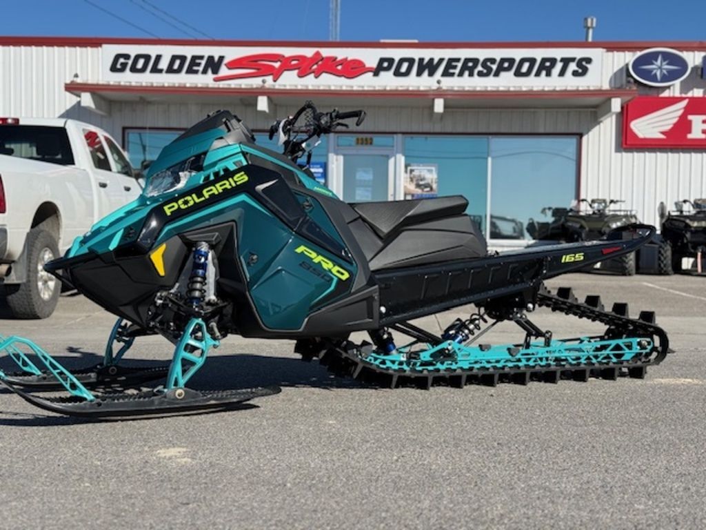 2025 Polaris® 850 PRO RMK 165 Dark Teal / Radiant Green / Neon