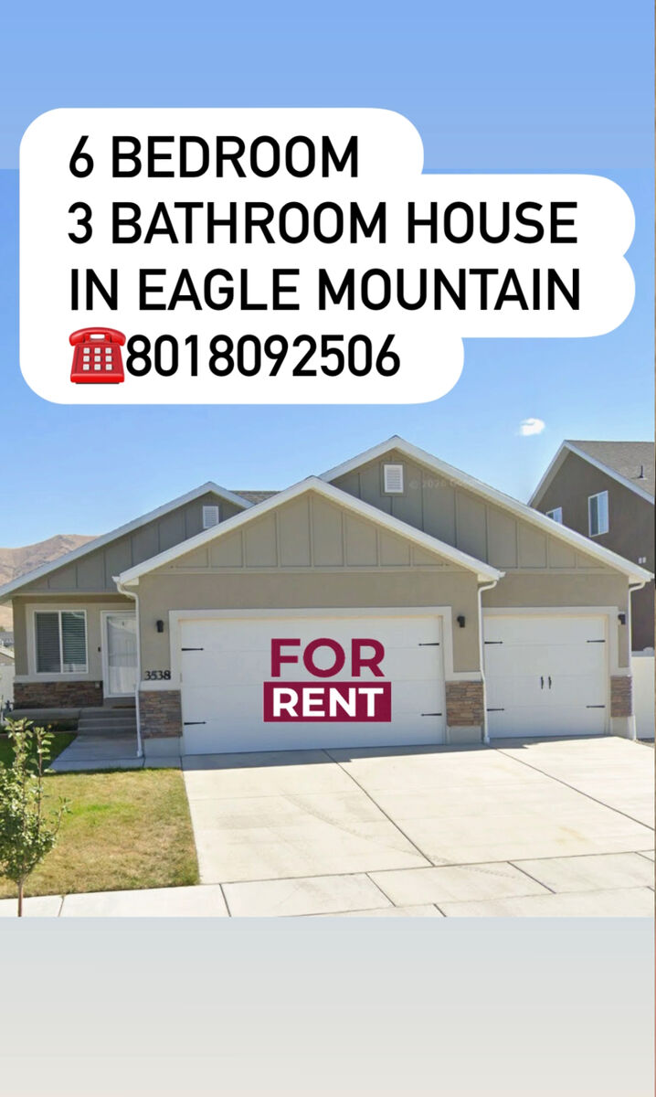 Home for Rent in Eagle Mountain