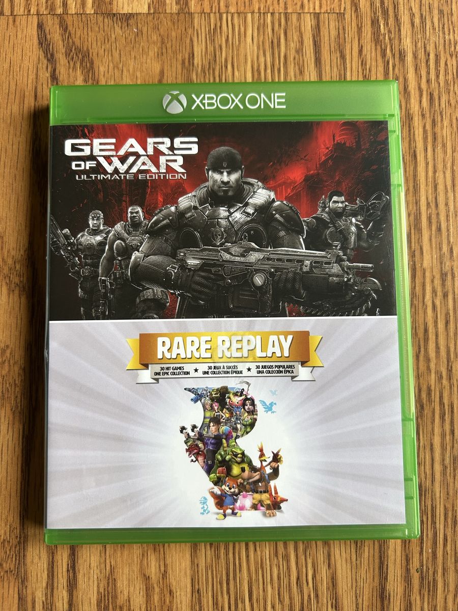 Xbox one 2-disc set gears of war and rare replay