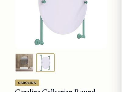 Allied Brass Seafoam Green Mirror