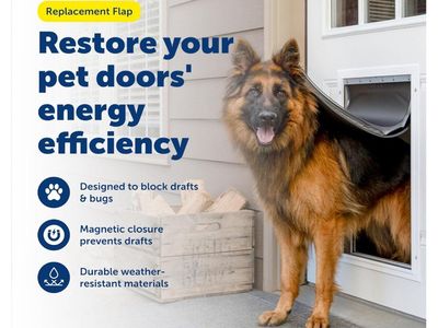 New PetSafe Replacement Flap X-Large Pet Dog Door