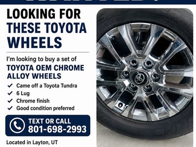 Looking for these Toyota Tacoma wheels (TAKEOFFS)