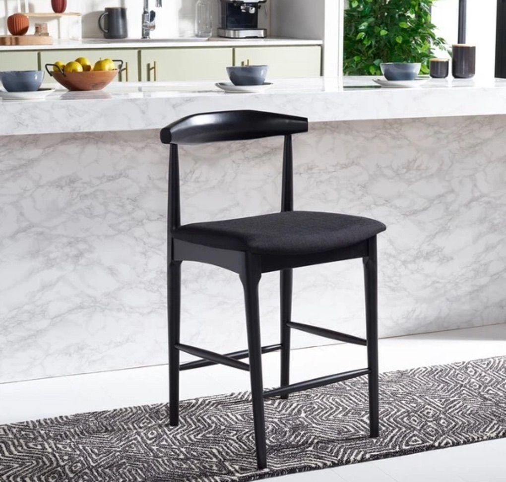 New! Safavieh Lionel Retro Counter Stool Chair