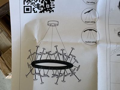 Unidentified Crystal Strand Chandelier - New, Versatile Ceiling Mount, Modern Design