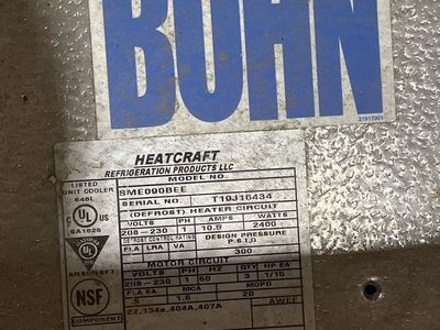 HVAC Refrigeration Unit cooler, walk-in, electric defrost, Spacemizer