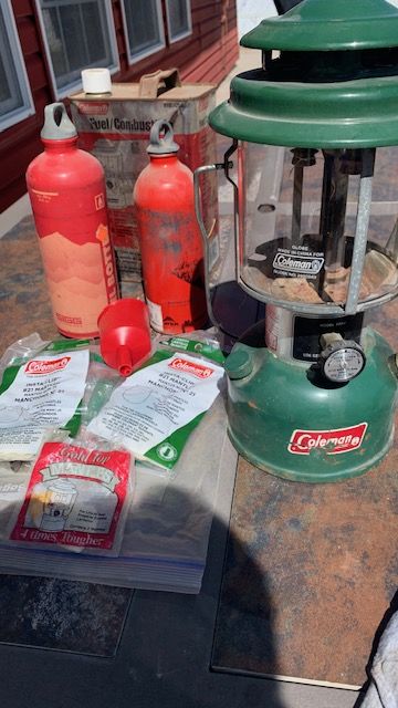 Coleman Lantern, fuel