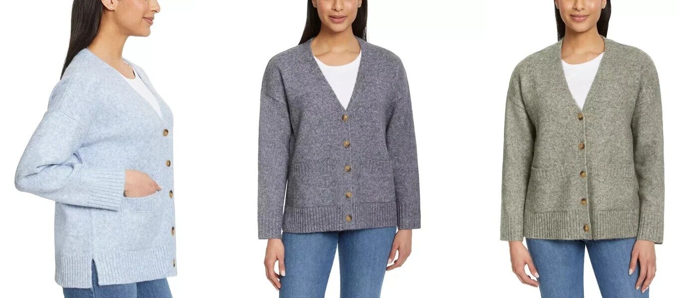 Ella Moss Ladies Button Front Cardigan #99560