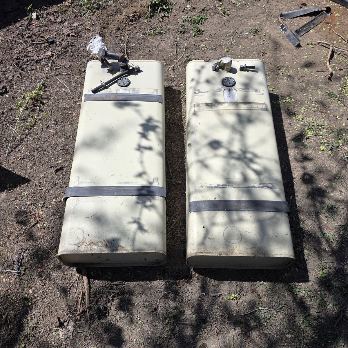 (2) 30 gallon gas tanks