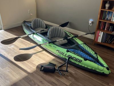 2-Person Tandem Inflatable Kayak (Intex Challenger K2)