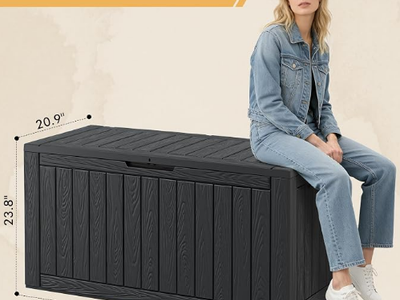 150 Gallon Outdoor Deck Box Waterproof