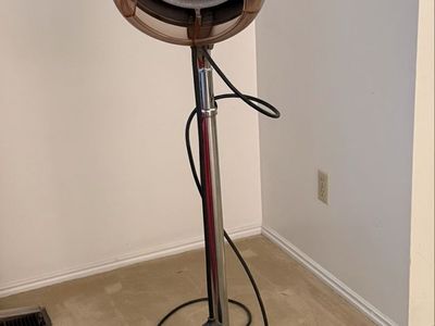 Vintage Salon-Style Hood Hair Dryer on Stand - Retro Beauty Appliance