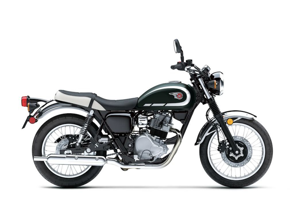 2026 Kawasaki W230 ABS Metallic Matte Dark Green -