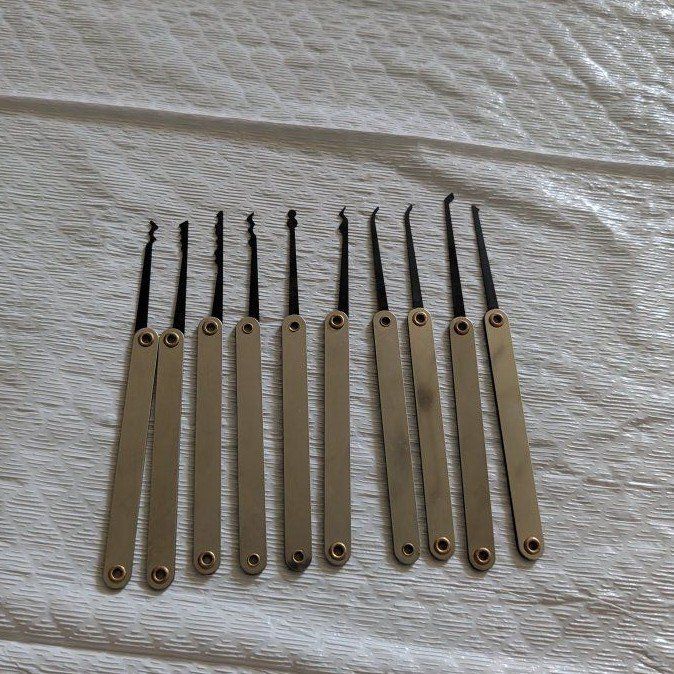 10-Piece Lock Pick Set with Case