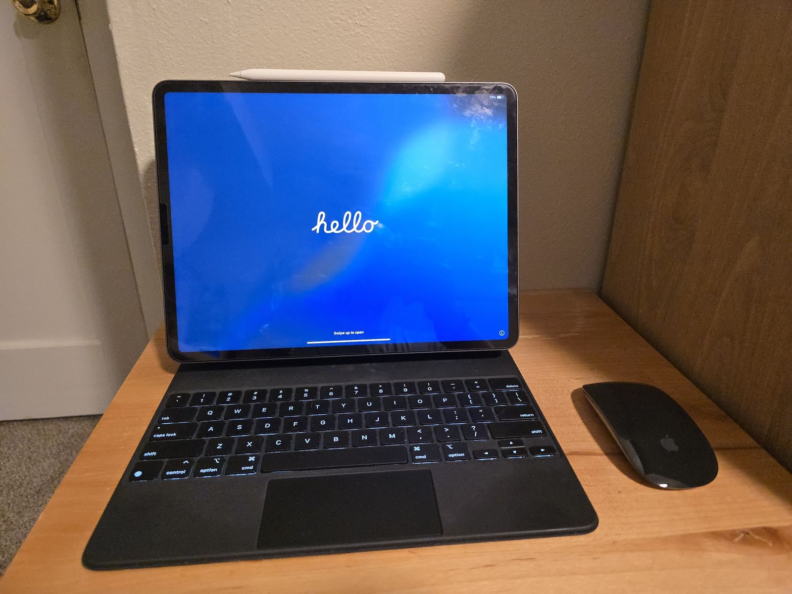 M1 iPad Pro (5th Generation) 12.9 Inch Wifi Space Gray 128 GB and Accessories