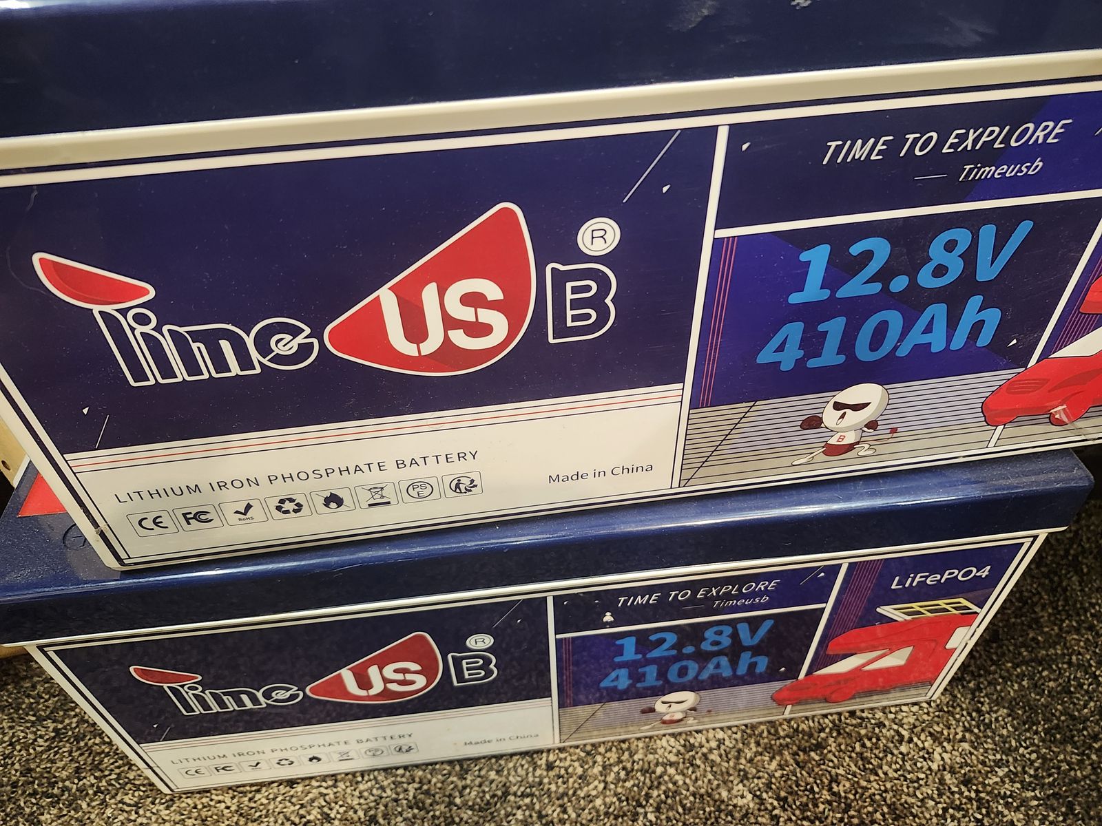 12.8V 410Ah batteries Time brand