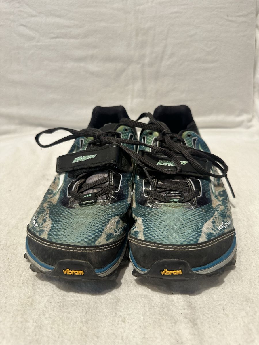 Altra King Mt women’s size 7.5 teal print lightweight trail shoes
