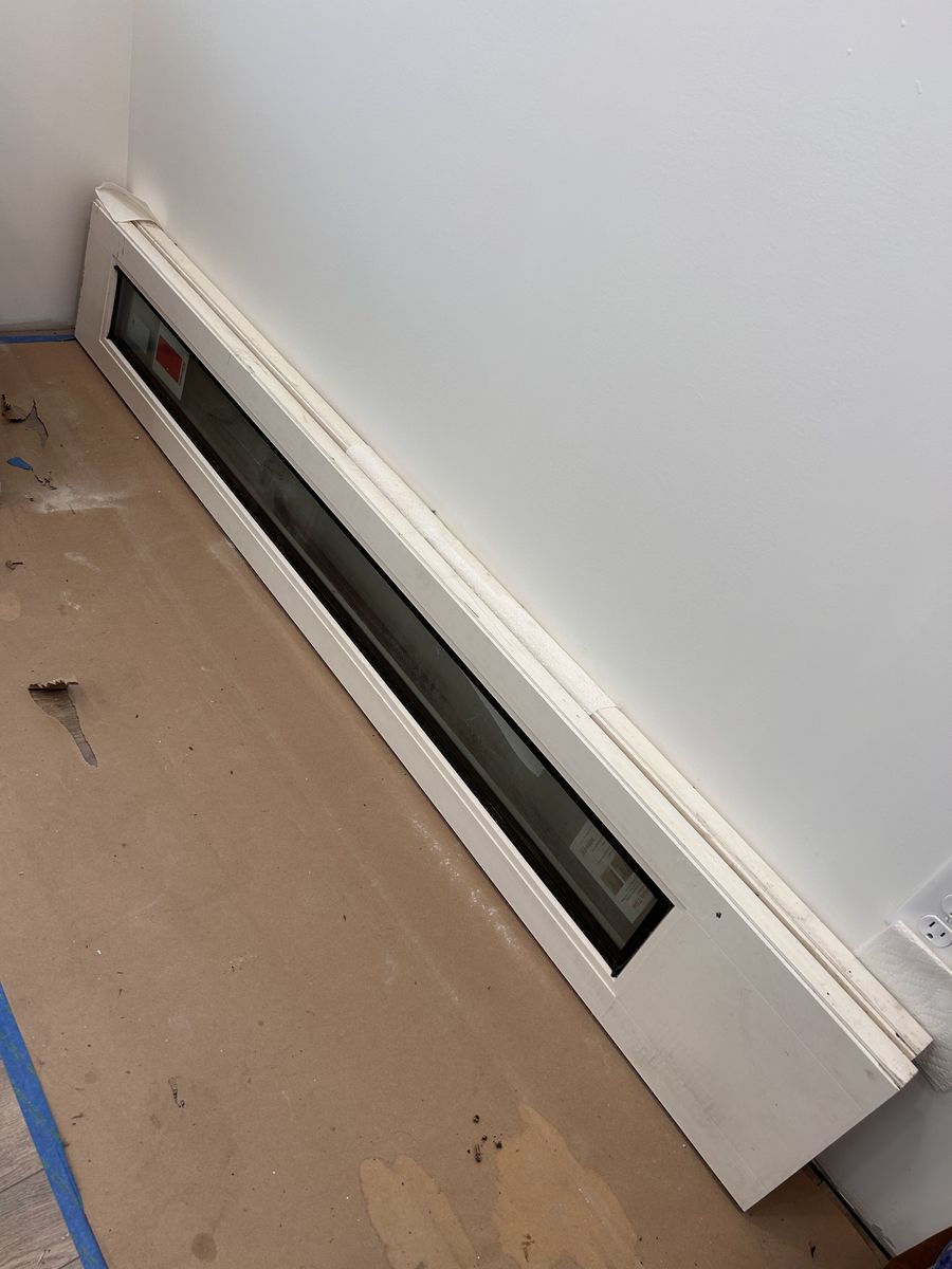 Sidelights for door, 2 pieces