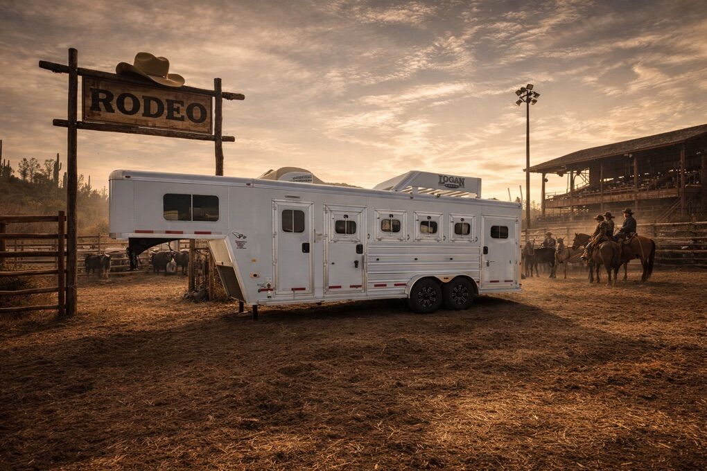 2015 Logan Coach Riot 4 horse Cowboy Package