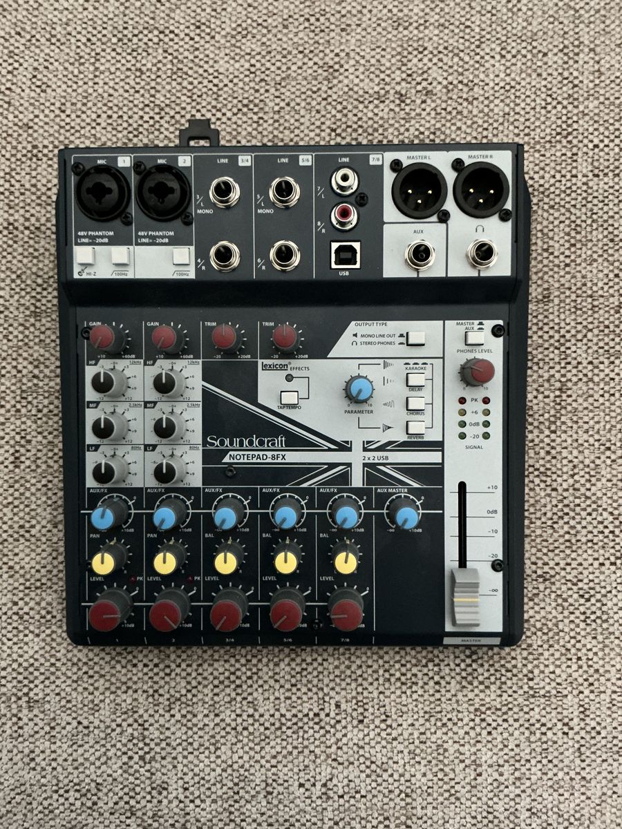 Soundcraft Notepad 8fx Mixer With Effects